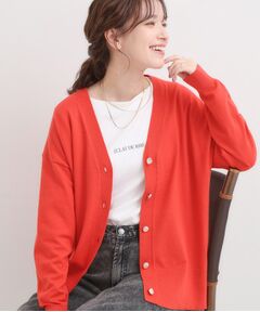 SHOO・LA・RUE / シューラルー カーディガン・ボレロ | 【洗える】もちもち ミドル丈ニットカーディガン