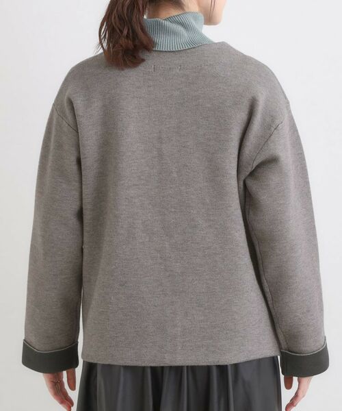 SHOO・LA・RUE / シューラルー カーディガン・ボレロ | ゴールドボタンがアクセント ダブルフェイスニットカーディガン | 詳細15