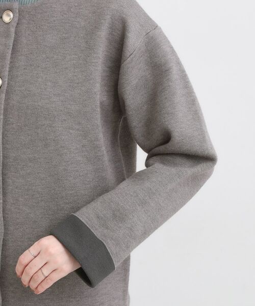 SHOO・LA・RUE / シューラルー カーディガン・ボレロ | ゴールドボタンがアクセント ダブルフェイスニットカーディガン | 詳細17