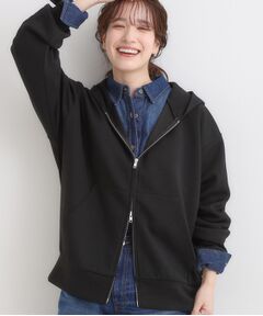 SHOO・LA・RUE / シューラルー カーディガン・ボレロ | 【S-LL】大人っぽく着られる ダンボールジップパーカ