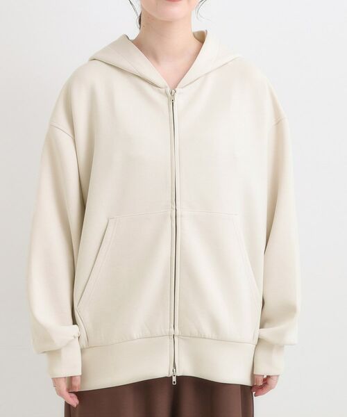 SHOO・LA・RUE / シューラルー カーディガン・ボレロ | 【S-LL】大人っぽく着られる ダンボールジップパーカ | 詳細12