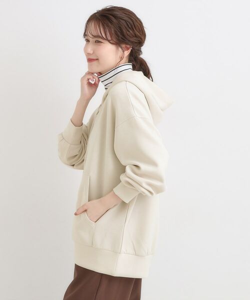 SHOO・LA・RUE / シューラルー カーディガン・ボレロ | 【S-LL】大人っぽく着られる ダンボールジップパーカ | 詳細9