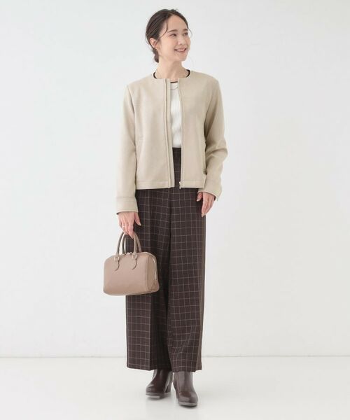 SHOO・LA・RUE / シューラルー レザーブルゾン・ジャケット | 【S-LL】上品さを纏う やわらか フェイクスエードブルゾン | 詳細11