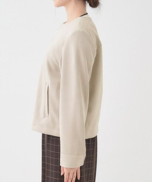 SHOO・LA・RUE / シューラルー レザーブルゾン・ジャケット | 【S-LL】上品さを纏う やわらか フェイクスエードブルゾン | 詳細14