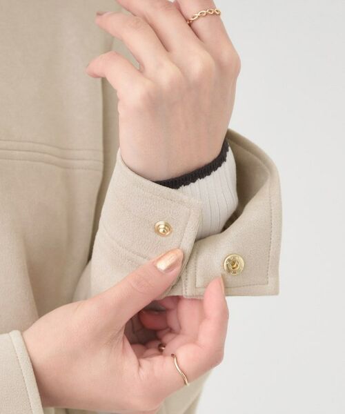 SHOO・LA・RUE / シューラルー レザーブルゾン・ジャケット | 【S-LL】上品さを纏う やわらか フェイクスエードブルゾン | 詳細18