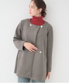 ほぼ未使用！ノーノーイエスの素敵なブルゾンです！レディース　グレー ほぼ未使用！ノーノーイエスの素敵なブルゾンです！レディース