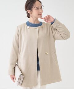 SHOO・LA・RUE / シューラルー レザーブルゾン・ジャケット | 【S-LL】上品さを纏う やわらかフェイクスエード ミドル丈ブルゾン