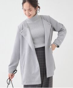 SHOO・LA・RUE / シューラルー レザーブルゾン・ジャケット | 【S-LL】上品さを纏う やわらかフェイクスエード ミドル丈ブルゾン