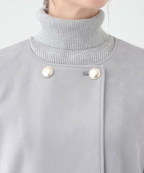 SHOO・LA・RUE / シューラルー レザーブルゾン・ジャケット | 【S-LL】上品さを纏う やわらかフェイクスエード ミドル丈ブルゾン | 詳細16