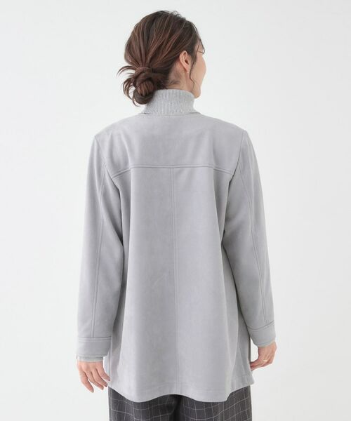 SHOO・LA・RUE / シューラルー レザーブルゾン・ジャケット | 【S-LL】上品さを纏う やわらかフェイクスエード ミドル丈ブルゾン | 詳細6