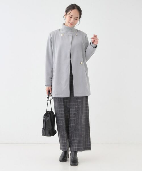 SHOO・LA・RUE / シューラルー レザーブルゾン・ジャケット | 【S-LL】上品さを纏う やわらかフェイクスエード ミドル丈ブルゾン | 詳細7