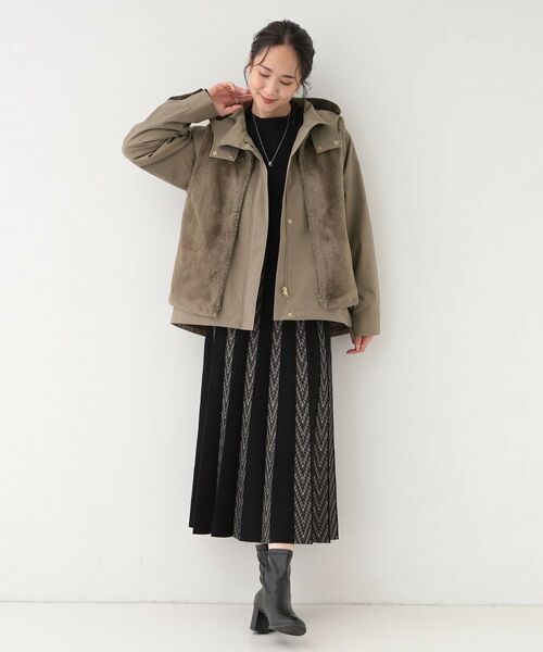 SHOO・LA・RUE / シューラルー レザーブルゾン・ジャケット | 【高レビュー/撥水/マルチWAY】フェイクファーライナー付き 欲張りマンパ | 詳細10