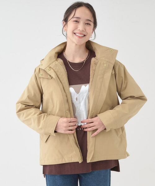 SHOO・LA・RUE / シューラルー レザーブルゾン・ジャケット | 【高レビュー/撥水/マルチWAY】フェイクファーライナー付き 欲張りマンパ | 詳細16