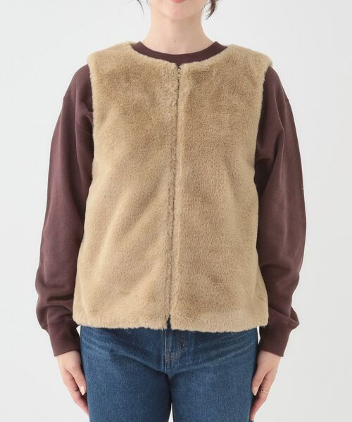 SHOO・LA・RUE / シューラルー レザーブルゾン・ジャケット | 【高レビュー/撥水/マルチWAY】フェイクファーライナー付き 欲張りマンパ | 詳細29