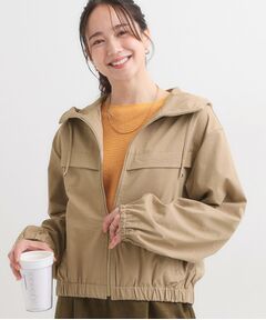 SHOO・LA・RUE / シューラルー レザーブルゾン・ジャケット | 【S-LL】気楽にさらりと羽織れる　大人のフードブルゾン