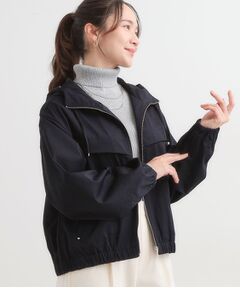 SHOO・LA・RUE / シューラルー レザーブルゾン・ジャケット | 【S-LL】気楽にさらりと羽織れる　大人のフードブルゾン