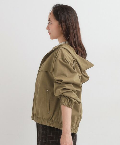 SHOO・LA・RUE / シューラルー レザーブルゾン・ジャケット | 【S-LL】気楽にさらりと羽織れる　大人のフードブルゾン | 詳細10