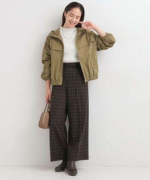 SHOO・LA・RUE / シューラルー レザーブルゾン・ジャケット | 【S-LL】気楽にさらりと羽織れる　大人のフードブルゾン | 詳細11