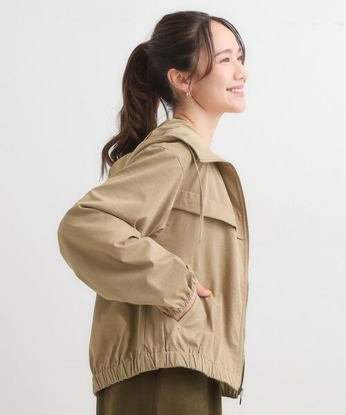 SHOO・LA・RUE / シューラルー レザーブルゾン・ジャケット | 【S-LL】気楽にさらりと羽織れる　大人のフードブルゾン | 詳細6