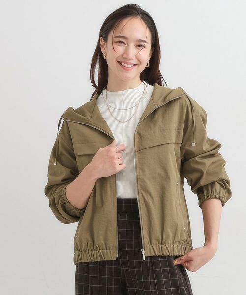 SHOO・LA・RUE / シューラルー レザーブルゾン・ジャケット | 【S-LL】気楽にさらりと羽織れる　大人のフードブルゾン | 詳細9