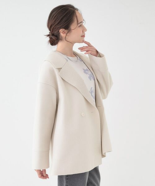 SHOO・LA・RUE / シューラルー テーラードジャケット | 【S-LL】大人のこなれ感 テーラード風コート | 詳細10