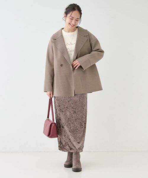 SHOO・LA・RUE / シューラルー テーラードジャケット | 【S-LL】大人のこなれ感 テーラード風コート | 詳細7