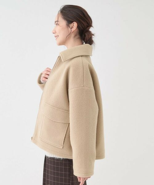 SHOO・LA・RUE / シューラルー レザーブルゾン・ジャケット | 【S-LL】大人カジュアルコーデに 襟付きZIPブルゾン | 詳細10