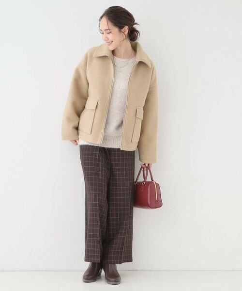 SHOO・LA・RUE / シューラルー レザーブルゾン・ジャケット | 【S-LL】大人カジュアルコーデに 襟付きZIPブルゾン | 詳細11