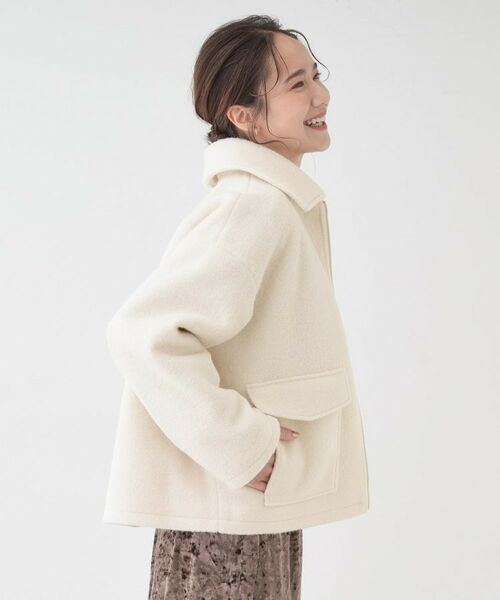 SHOO・LA・RUE / シューラルー レザーブルゾン・ジャケット | 【S-LL】大人カジュアルコーデに 襟付きZIPブルゾン | 詳細2