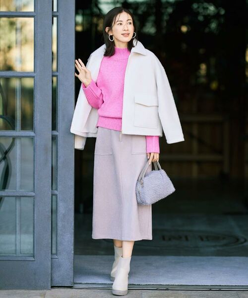 SHOO・LA・RUE / シューラルー レザーブルゾン・ジャケット | 【S-LL】大人カジュアルコーデに 襟付きZIPブルゾン | 詳細24