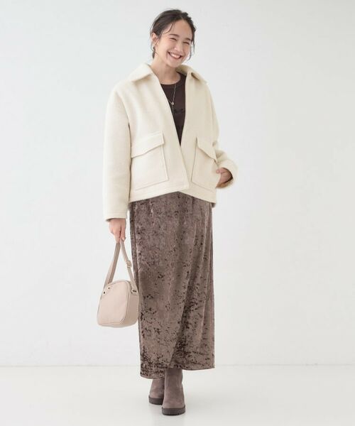 SHOO・LA・RUE / シューラルー レザーブルゾン・ジャケット | 【S-LL】大人カジュアルコーデに 襟付きZIPブルゾン | 詳細3