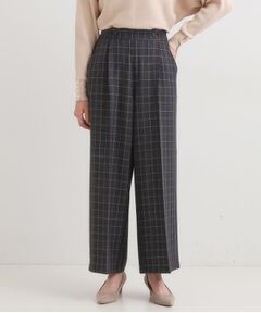 SHOO・LA・RUE / シューラルー パンツ | 【着丈選べる】大人のきれいめスタイルに ウールフィール ワイドパンツ