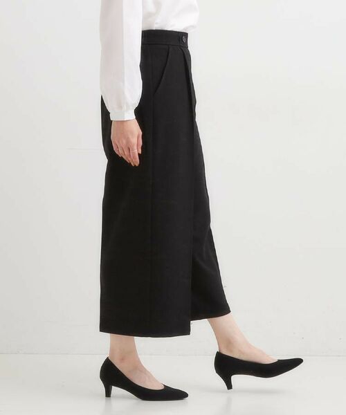 SHOO・LA・RUE / シューラルー パンツ | 【着丈選べる】大人のきれいめスタイルに ウールフィール ワイドパンツ | 詳細12