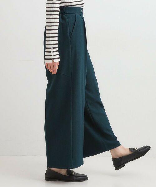 SHOO・LA・RUE / シューラルー パンツ | 【着丈選べる】大人のきれいめスタイルに ウールフィール ワイドパンツ | 詳細16
