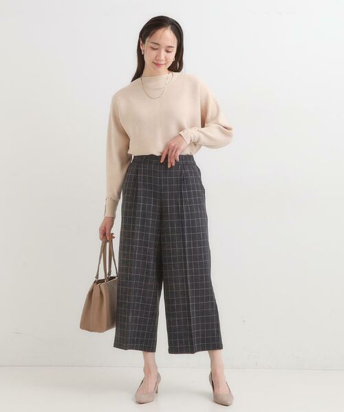 SHOO・LA・RUE / シューラルー パンツ | 【着丈選べる】大人のきれいめスタイルに ウールフィール ワイドパンツ | 詳細27