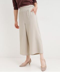 SHOO・LA・RUE / シューラルー ショート・ハーフ・半端丈パンツ | 【S-LL】ウエストデザインガウチョパンツ