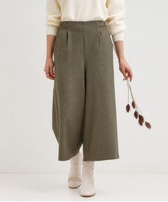 SHOO・LA・RUE / シューラルー ショート・ハーフ・半端丈パンツ | 【S-LL】ウエストデザインガウチョパンツ