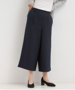 SHOO・LA・RUE / シューラルー ショート・ハーフ・半端丈パンツ | 【S-LL】ウエストデザインガウチョパンツ