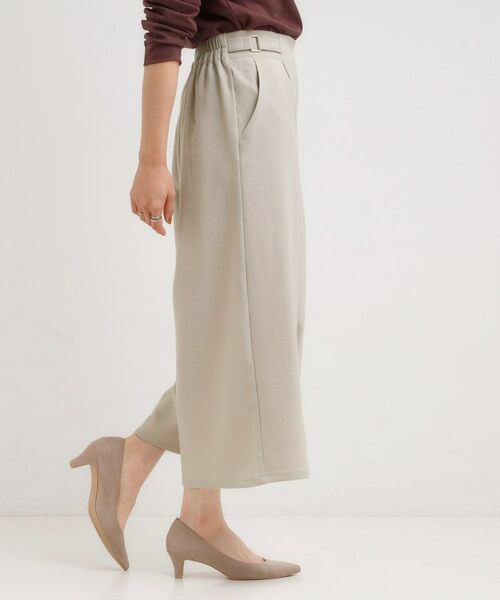 SHOO・LA・RUE / シューラルー ショート・ハーフ・半端丈パンツ | 【S-LL】ウエストデザインガウチョパンツ | 詳細10