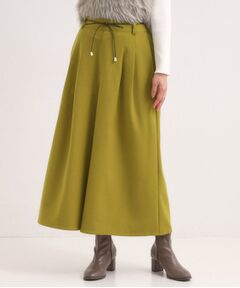 SHOO・LA・RUE / シューラルー ショート・ハーフ・半端丈パンツ | 【S-LL/2点セット】脚のラインを拾いにくい ベルト付きタックスカーチョパンツ