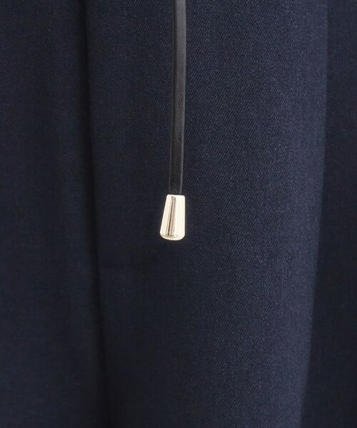 SHOO・LA・RUE / シューラルー ショート・ハーフ・半端丈パンツ | 【S-LL/2点セット】脚のラインを拾いにくい ベルト付きタックスカーチョパンツ | 詳細12