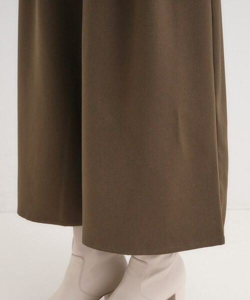 SHOO・LA・RUE / シューラルー ショート・ハーフ・半端丈パンツ | 【S-LL/2点セット】脚のラインを拾いにくい ベルト付きタックスカーチョパンツ | 詳細19