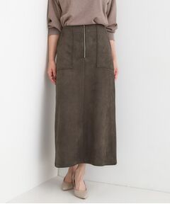 SHOO・LA・RUE / シューラルー ロング・マキシ丈スカート | 【洗濯機可】上品できれい見え フェイクスエード ナロースカート