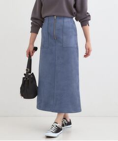 SHOO・LA・RUE / シューラルー ロング・マキシ丈スカート | 【洗濯機可】上品できれい見え フェイクスエード ナロースカート