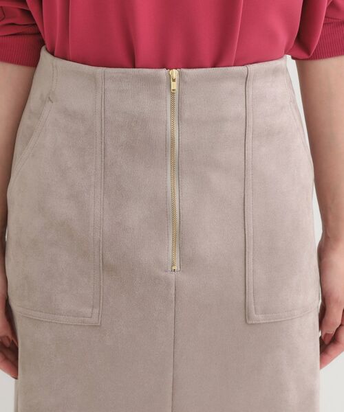 SHOO・LA・RUE / シューラルー ロング・マキシ丈スカート | 【洗濯機可】上品できれい見え フェイクスエード ナロースカート | 詳細20