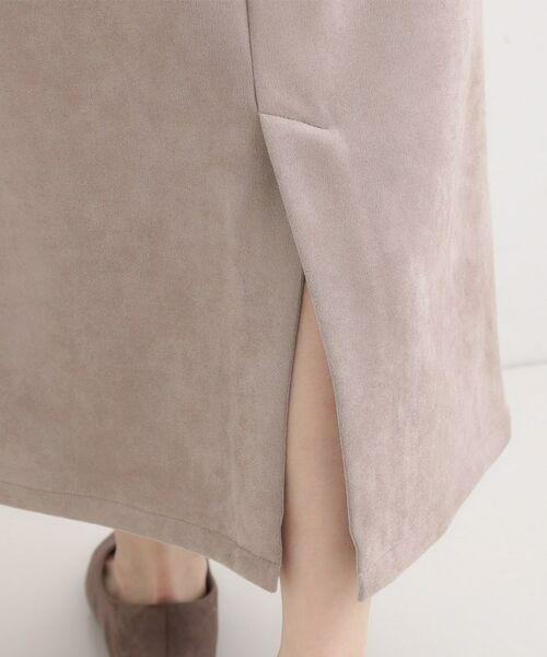 SHOO・LA・RUE / シューラルー ロング・マキシ丈スカート | 【洗濯機可】上品できれい見え フェイクスエード ナロースカート | 詳細24