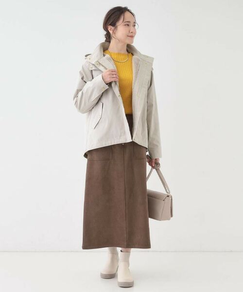 SHOO・LA・RUE / シューラルー ロング・マキシ丈スカート | 【洗濯機可】上品できれい見え フェイクスエード ナロースカート | 詳細30