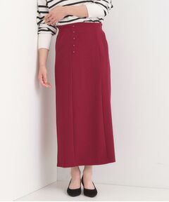 SHOO・LA・RUE / シューラルー ロング・マキシ丈スカート | 【洗濯後しわになりにくい】ポケット付き ナロースカート