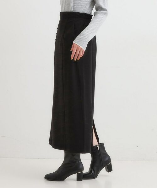 SHOO・LA・RUE / シューラルー ロング・マキシ丈スカート | 【洗濯後しわになりにくい】ポケット付き ナロースカート | 詳細1