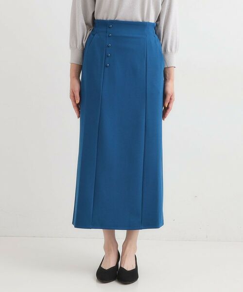 SHOO・LA・RUE / シューラルー ロング・マキシ丈スカート | 【洗濯後しわになりにくい】ポケット付き ナロースカート | 詳細13